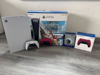 Sony PlayStation 5 Slim disk + 2 joysticka 3 igrica + slušalice novo