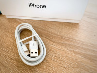 NOV Apple iPhone polnilni kabel USB – Lightning 1 m, bel