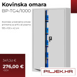 Kovinska omara, model BP-TG4 (1950x1000x420mm) :: www.piljek.hr