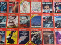 STARE REVIJE DER SPIEGEL,SVETOVNE NOVICE IZ LETA 1964,1965,83,85,86,87