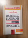 Podjetniško planiranje kot funkcija managementa - Janko Belak