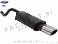 Fiat Punto / 188 (99-03) / športni izpušni lonec 1x 135x75mm