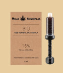 Bio CBD konopljina smola Moja Konoplja, 15 %, 750 mg, 5 ml