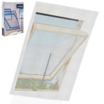 Univ. komarnik za strešno okno mreža proti komarjem 140x120cm bel