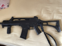 Prodam airsoft  avtomatsko puško G36C AEG Jing Gong z dodatno opremo