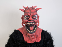 Maska Parkelj Krampus Lucifer Rogati