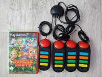 PS2 igra Buzz Junior Jungle Party+4x Buzz kontroler