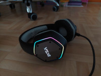 Gaming Slušalke z mikrofonom in RGB lučkami
