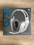 Logitech G733 Lightspeed brezžične slušalke (bele) - KOT NOVE!