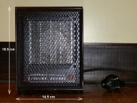 Majhen keramični grelnik THERMAL 2000, 1050W, z ventilatorjem