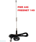 MAGNETNA UHF PMR ANTENA 446MHZ DUAL BAND FREENET 149 MHZ