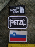 The north face, Petzl, slovenska zastava našitek