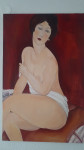 Amedeo Modigliani – Nude Sitting on a Divan