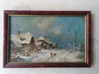 Slika v okvirju in šipo 25 x 16 cm