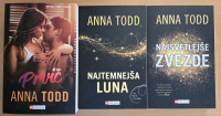 Anna Todd: PRVIC, NAJTEMNEJSA LUNA, NAJSVETLEJSE ZVEZDE