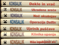 Dekle in vrač Operacija Delfin Prekletstvo Konsalik - popust