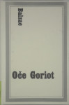 OČE GORIOT, Honore de Balzac