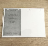 Satira CANDIDE OU L'OPTIMISME, Voltaire (francoščina) - natis, prodam