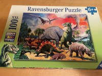 DINOZAVRI SESTAVLJANKA PUZZLE 6+ RAVENSBURGER , 100 kos