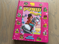 Puzzle knjigica s poniji/konjički z 8 sestavljankami