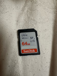 SanDisk Ultra 64 GB pomnilniška kartica SDXC 140 MB/s