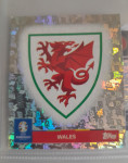EURO 2024 sličica Wales grb topps paralela