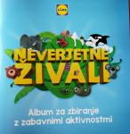 Sličice - kartice Neverjetne živali (Lidl 2020): vse številke na voljo