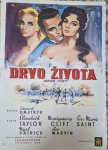 ELIZABETH TAYLOR "DREVO ŽIVLJENJA" FILMSKI PLAKAT 1957