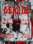 POSTER, PLAKAT DEICIDE KRANJ 2002 METAL