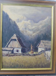 Bostjan Kos- oljna slika. Podpisana. 
62x52 cm. Cena: 250,00