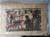 Papirus z motivom iz Egipta 63 x 44 cm