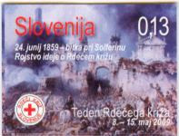 SLOVENIJA 2009 RDEČI KRIŽ ** Mi ZD57 ** doplačilnica SAMOLEPILNA