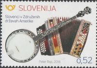SLOVENIJA 2018 - (MI.1343)  SLOVENCI V AMERIKI