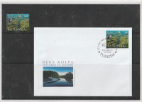 Slovenija REKA KOLPA FDC OPD IN ZNAMKA 2013