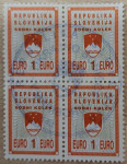 Sodni koleki Slovenija, 1 eur četvorček