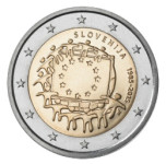 SLOVENIJA 2015 - 2 € 30 LET ZASTAVE EU