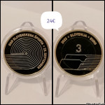 Slovenija 3 euro 2023 Dan Športa PROOF v original kapsuli