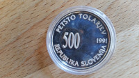 Spominski srebrnik za 500 Tolarjev