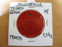 TOMOS - TOKEN - ŽETON  - ORODNA MARKICA - SLOVENIA