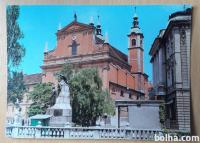 LJUBLJANA Frančiškanska cerkev nepotovana razglednica