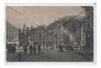 LJUBLJANA - PREŠERNOV SPOMENIK, SPREHAJALCI, MARIJIN TRG, 1911