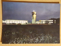 Stara razglednica Aerodrom Airport Ljubljana Letališće