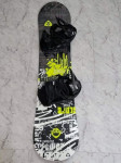 Otroški 110cm snowboard z vezmi - kupljen za 480€