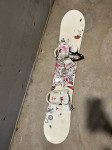 Snowboard 144cm s čevlji 38,5