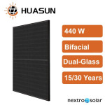 Sončni panel HUASUN HJT 440W Bifacial glass-glass HIMALAYA G10 *NOVOST