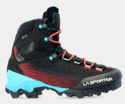 Ženski čevlji La Sportiva Aequilibrium ST GTX - black/hibiscus