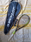 Squash lopar Dunlop Blackstorm Ti + torba + 4 x žogica