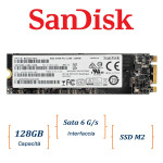 128GB M.2 SATA 2280 SANDISK X300 SD7SN65-128G-1006 SSD