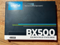 Crucial SSD disk BX500, 480 GB