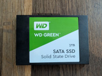 Western Digital Green SSD disk, 3D NAND, SATA3, 6,35cm (2,5"), 1TB